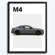 BMW M4 Auto Poster