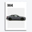 BMW M4 Auto Poster