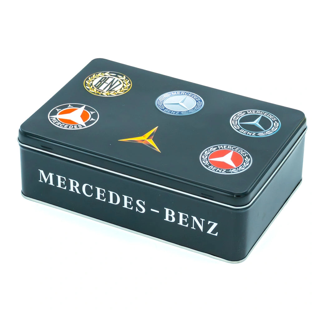 Tinnen Blik Mercedes-Benz Evolution Logo Plat | Nostalgic-Art