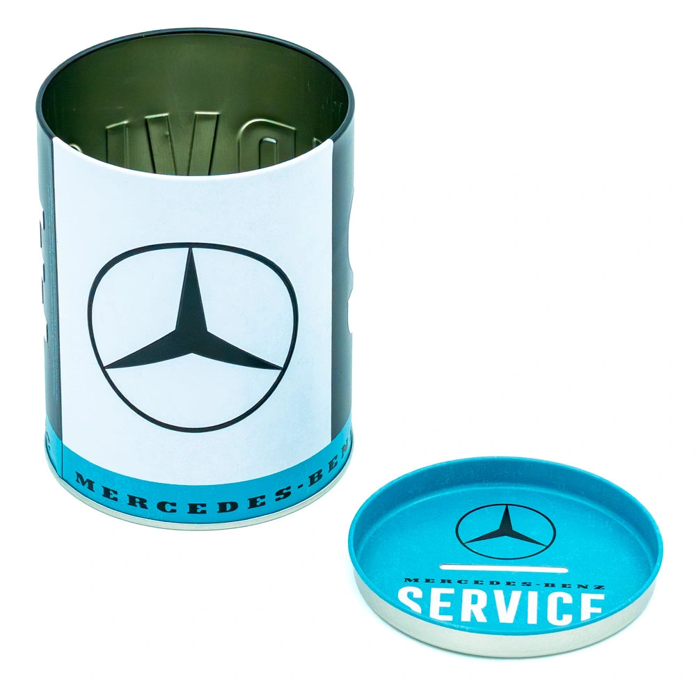 Olievat spaarpot Mercedes-Benz Service | Nostalgic-Art