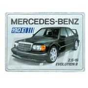 Blechschild Mercedes-Benz 190 E 2.5-16 Evolution II 30x40cm | Nostalgic-Art