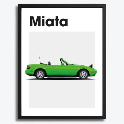 Mazda Miata Auto Poster