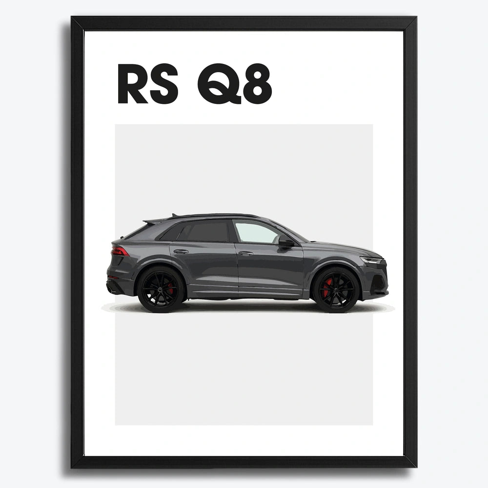 Audi RSQ8 Poster | Auto Wanddecoratie | Boldons.nl