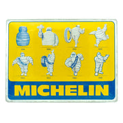 Metallschild Michelin Logo Evolution 30x40cm | Nostalgic-Art