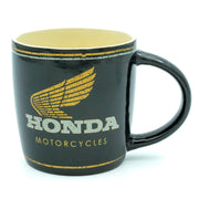 Tasse Honda Motorcycles schwarz Keramik | Nostalgic-Art