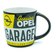 Tasse Opel Garage schwarz Keramik | Nostalgic-Art