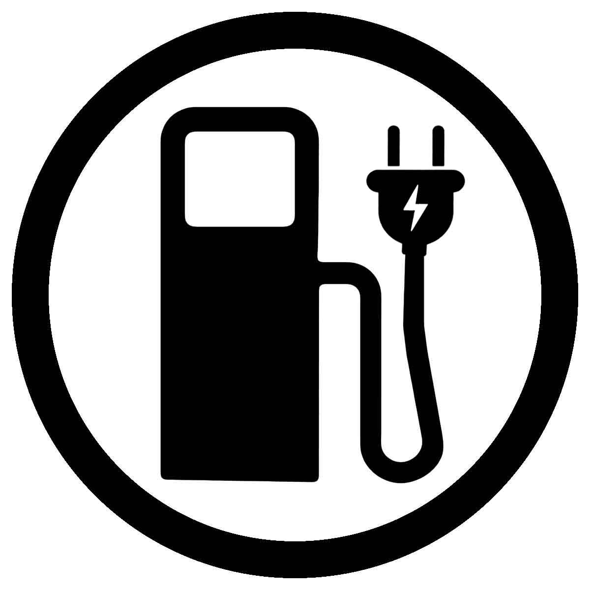 Elektrisch opladen icoon