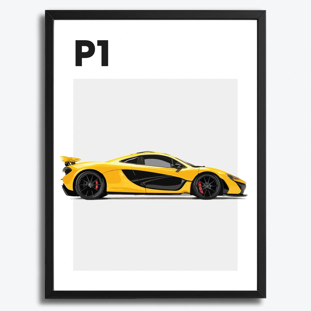 McLaren P1 Auto Poster