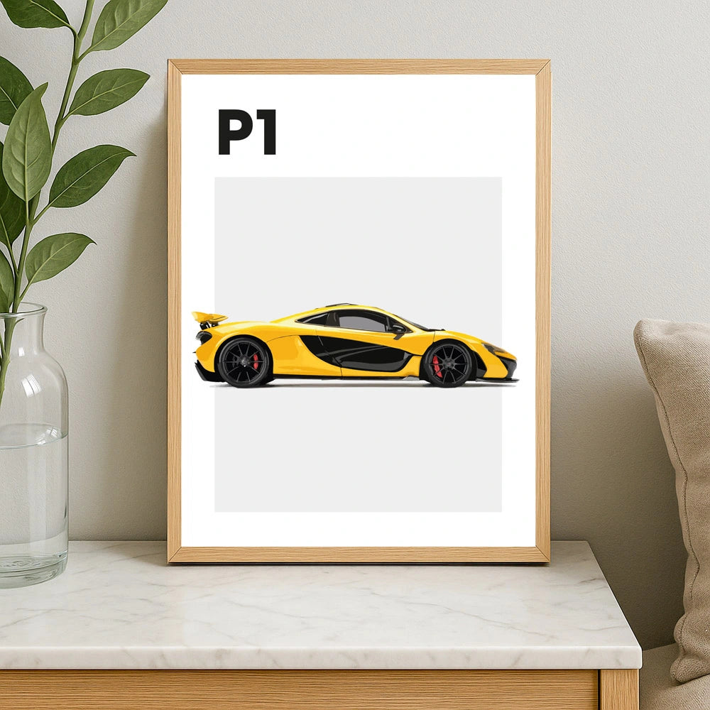 McLaren P1 Car Poster