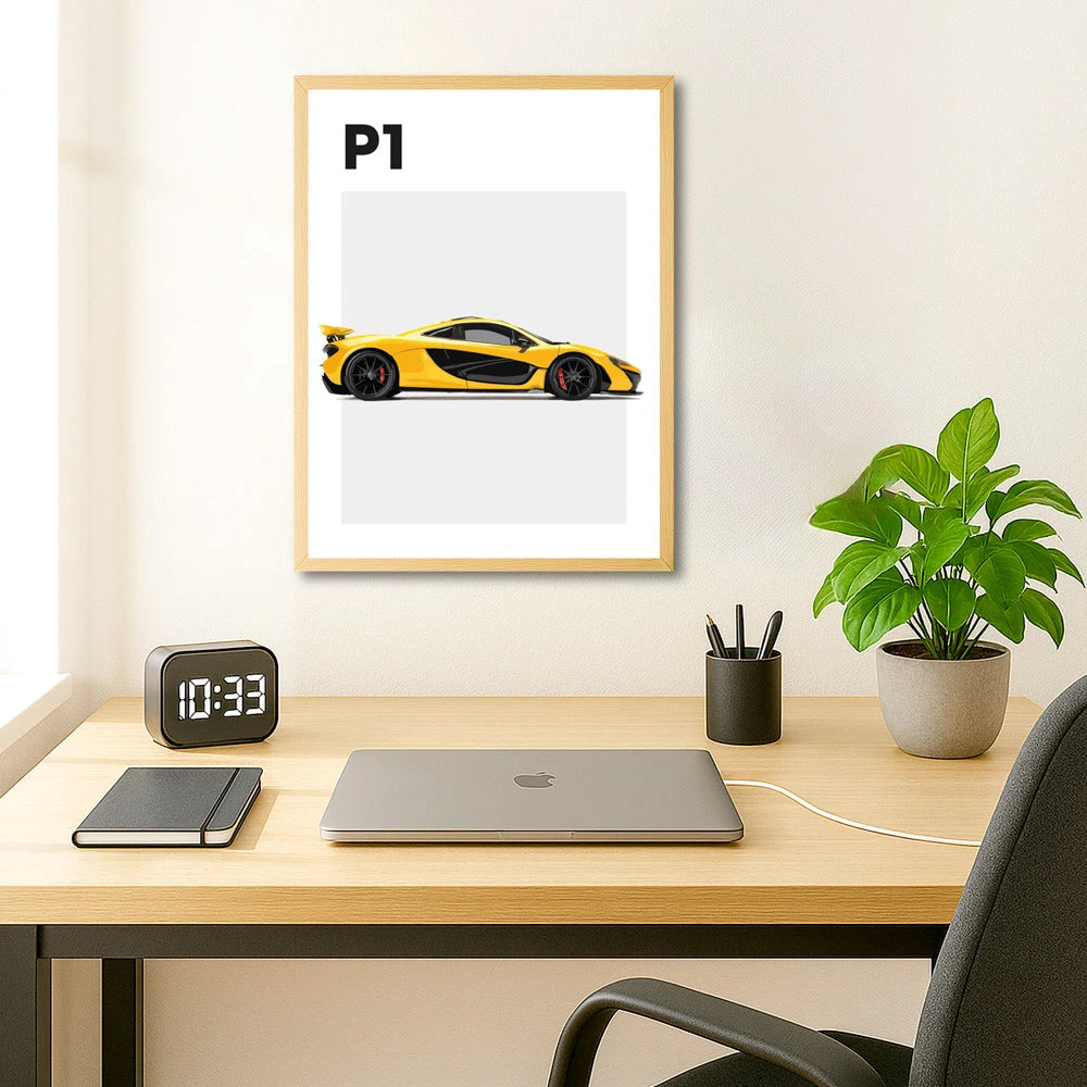 McLaren P1 Car Poster