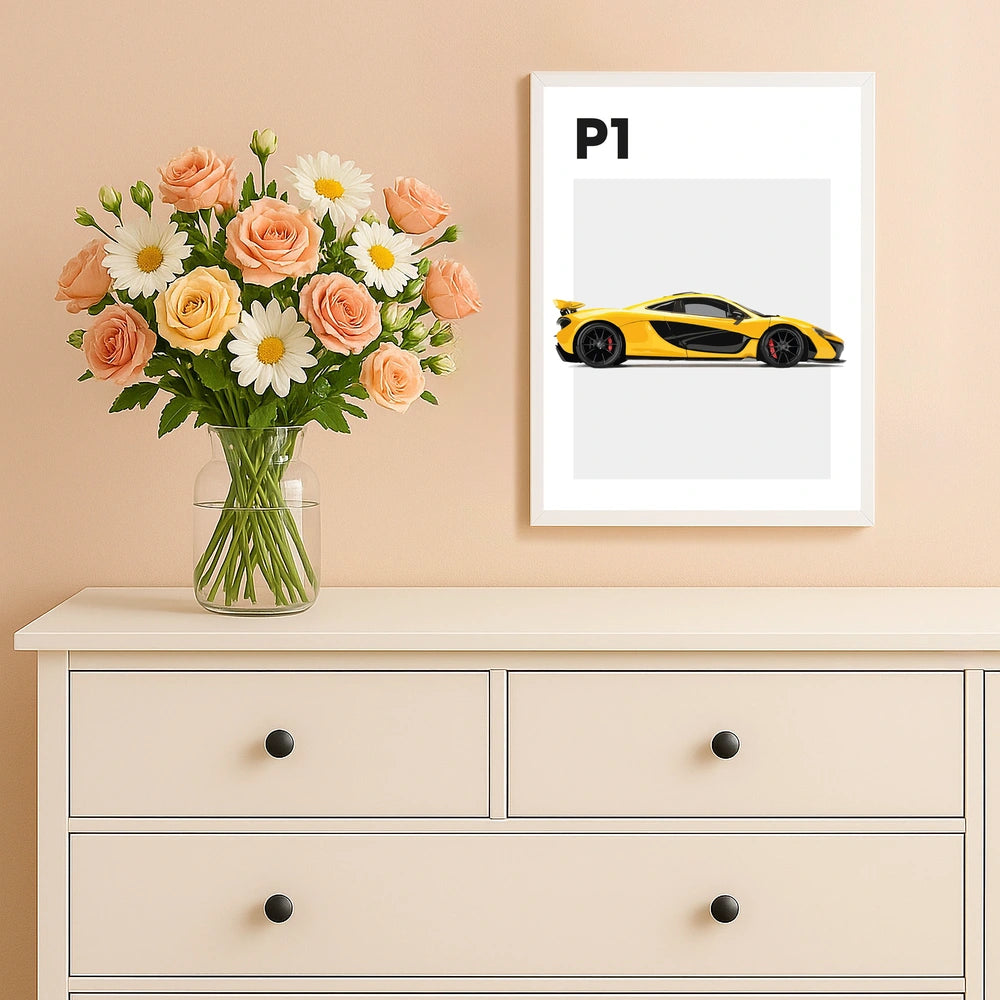 McLaren P1 Car Poster