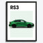 Audi RS3 Auto Poster