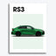 Audi RS3 Auto Poster