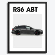 Audi RS6 ABT Car Poster