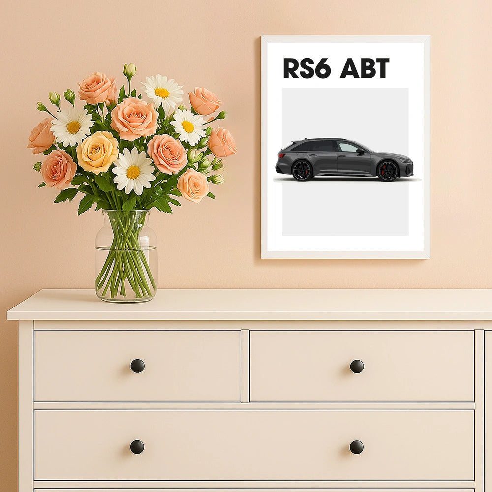 Audi RS6 ABT Car Poster