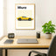 Lamborghini Miura Car Poster