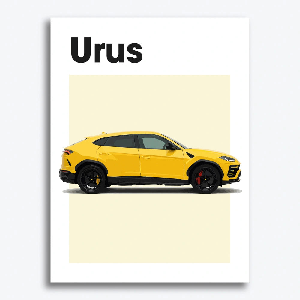 Lamborghini Urus Auto Poster