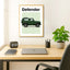Land Rover Defender Classic Auto Poster