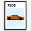 McLaren 720S Car Poster