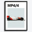 McLaren Senna MP4/4 F1 Auto Poster