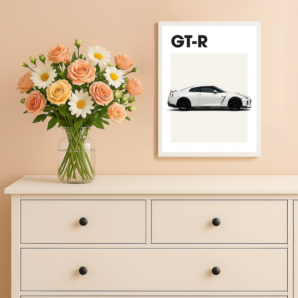 Nissan GT-R Car Poster