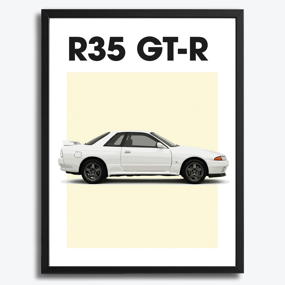 Nissan GT-R R35 Auto Poster