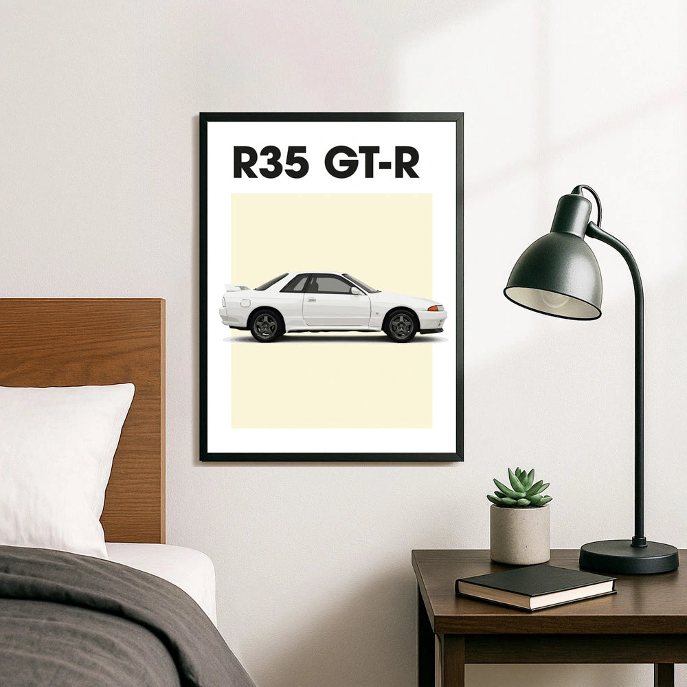 Nissan GT-R R35 Auto Poster
