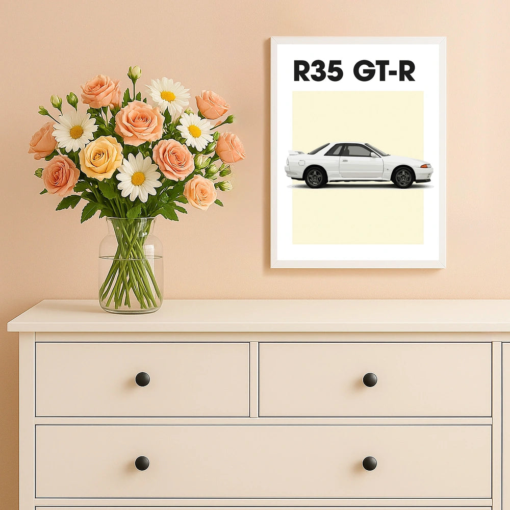 Nissan GT-R R35 Car Poster