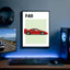 Ferrari F40 Car Poster