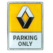 Metallschild Renault Parking Only 30x40cm | Nostalgic-Art