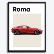 Ferrari Roma Auto Poster