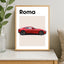 Ferrari Roma Auto Poster