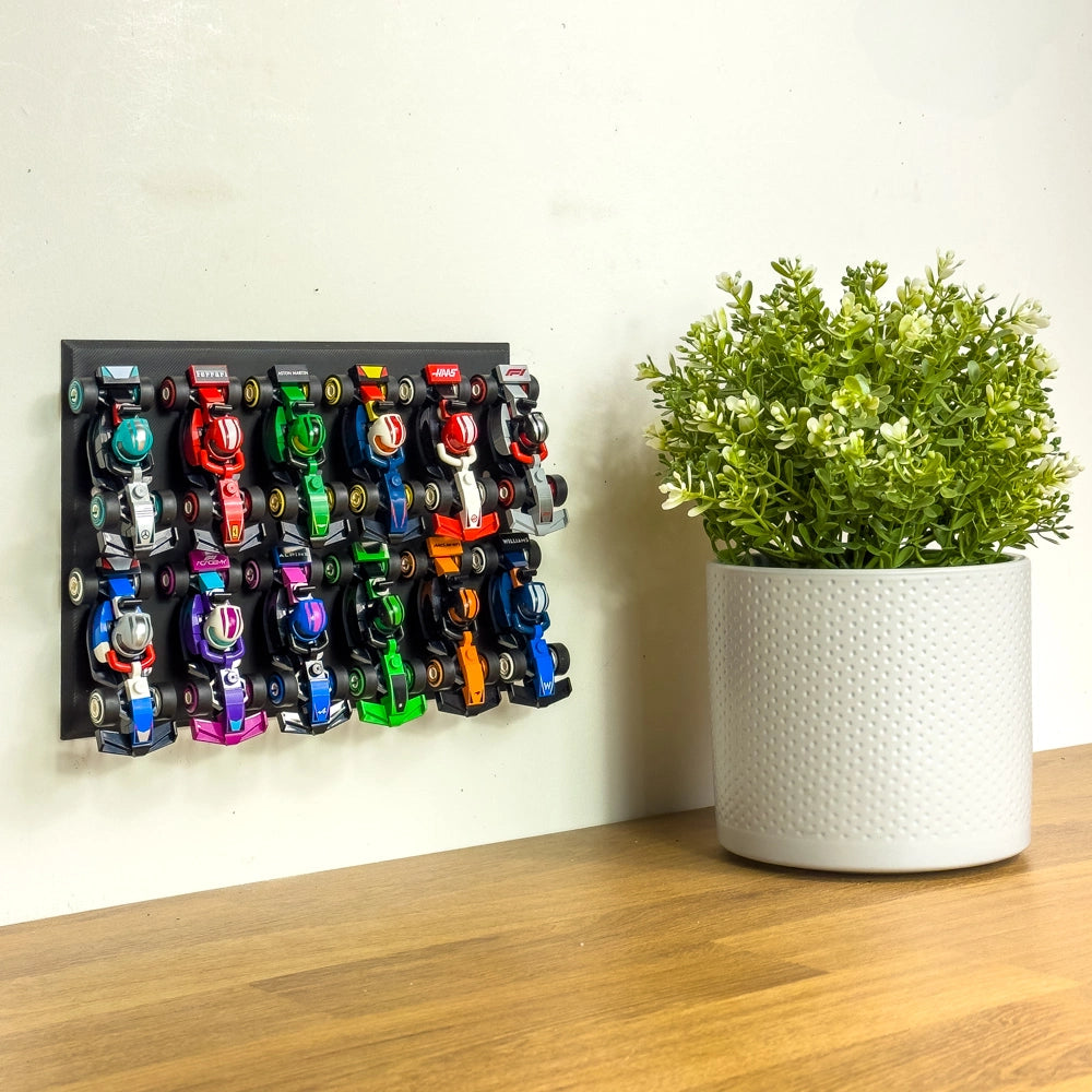 Holder for 12 Minifigure F1 mini-racing cars | 71049