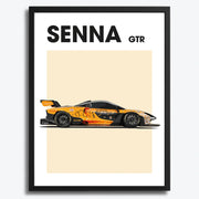 Senna GTR Auto Poster