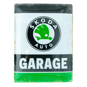 Metall-Wandschild Skoda-Garage 30x40cm | Nostalgic-Art