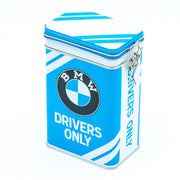 Tinnen blik BMW Drivers Only met klipsluiting | Nostalgic-Art
