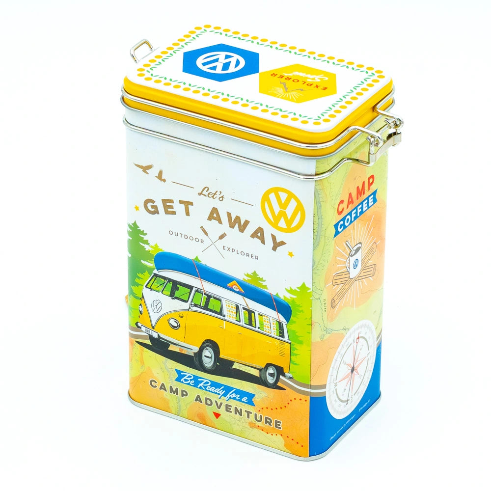 Tinnen beugelblik Volkswagen Let's Get Away | Nostalgic-Art
