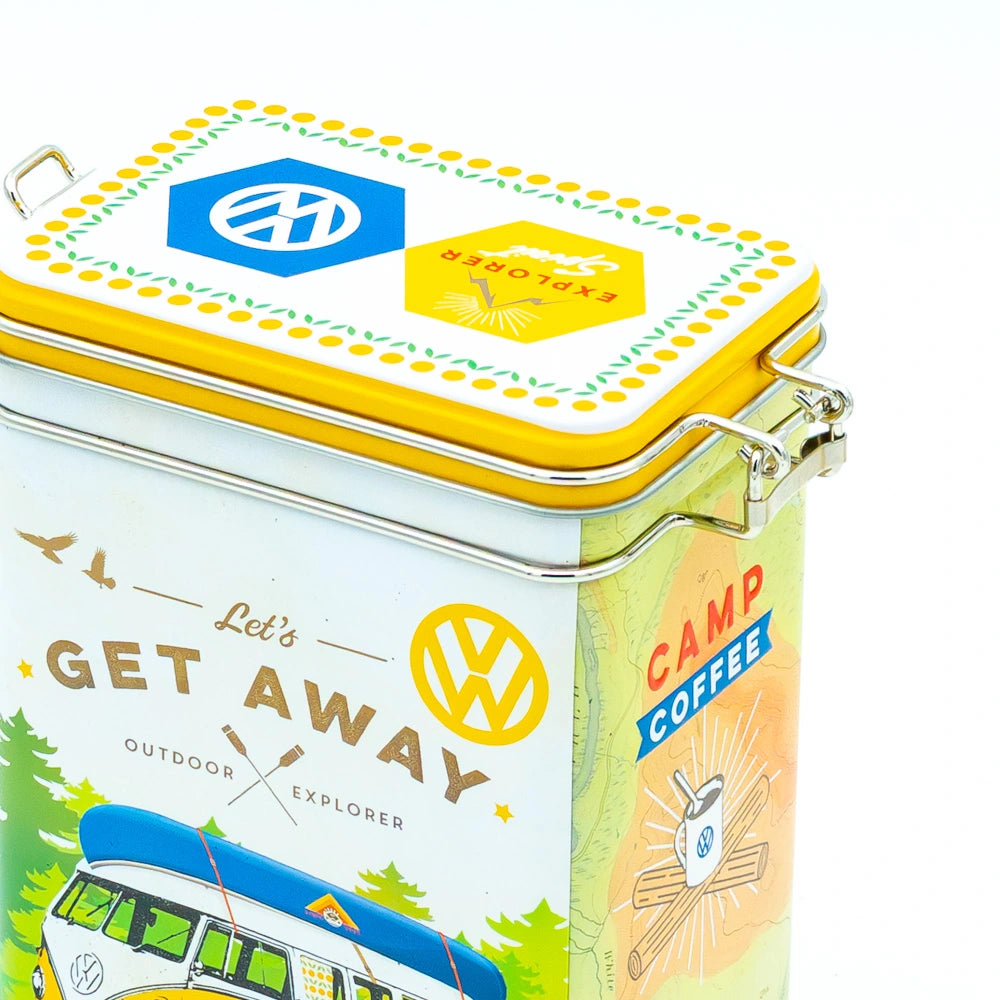 Tinnen beugelblik Volkswagen Let's Get Away | Nostalgic-Art