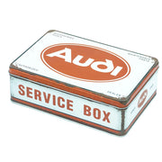 Tinnen Blik Audi Service Box Plat | Nostalgic-Art