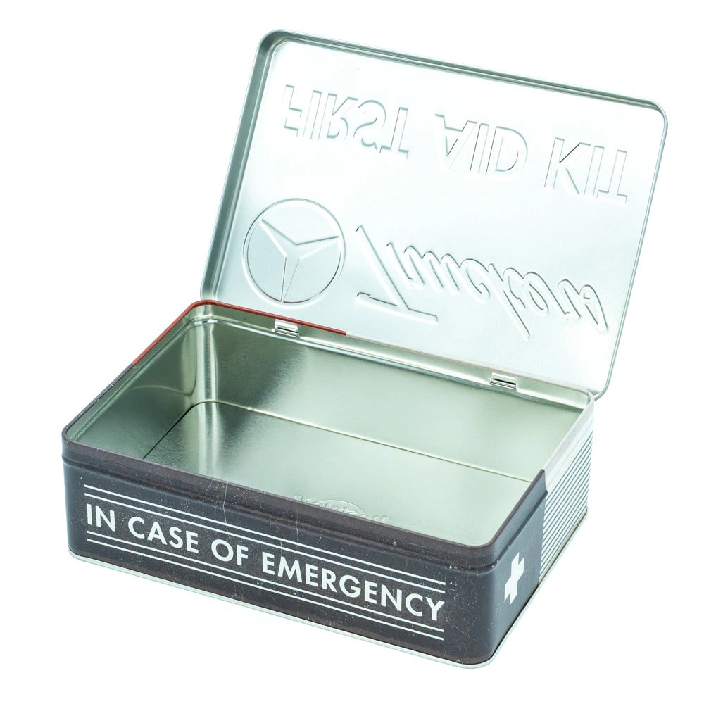 Tinnen Blik Daimler Truck First Aid Kit Plat | Nostalgic-Art