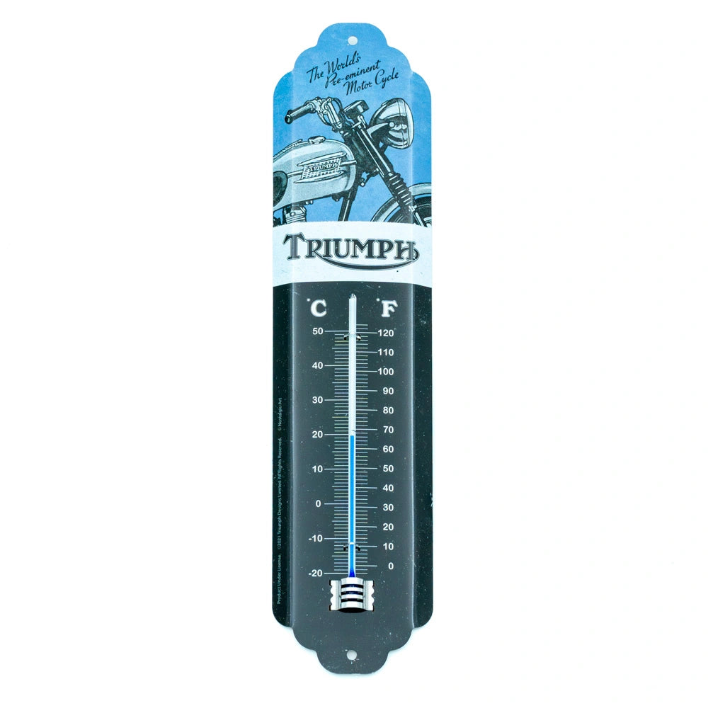 Thermometer Triumph Motorcycle | Nostalgic-Art