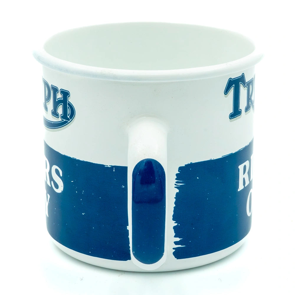 Emaille mok Triumph riders only | Nostalgic-Art