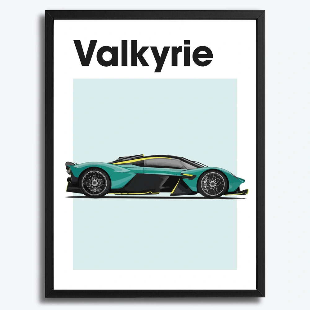 Aston Martin Valkyrie Auto Poster