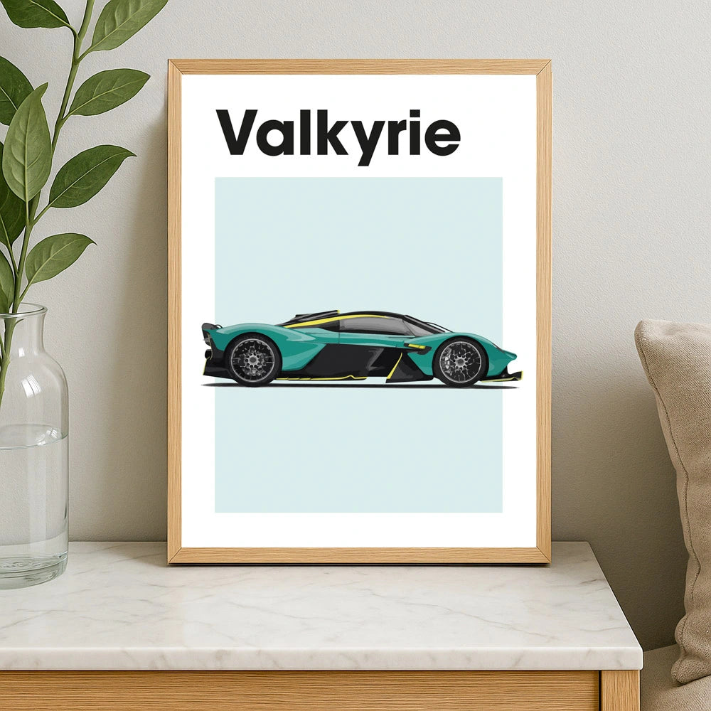 Aston Martin Valkyrie Auto Poster