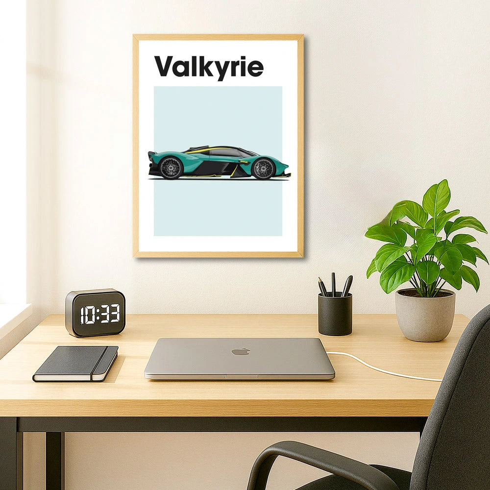 Aston Martin Valkyrie Auto Poster
