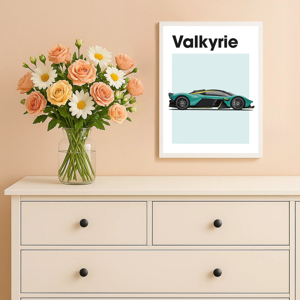 Aston Martin Valkyrie Auto Poster