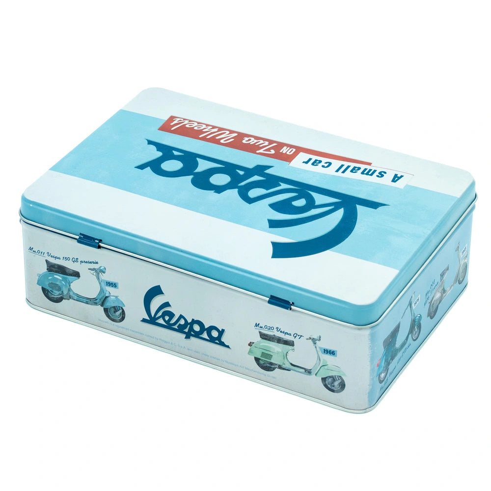 Tinnen Blik Vespa Small Car Two Wheels Plat | Nostalgic-Art