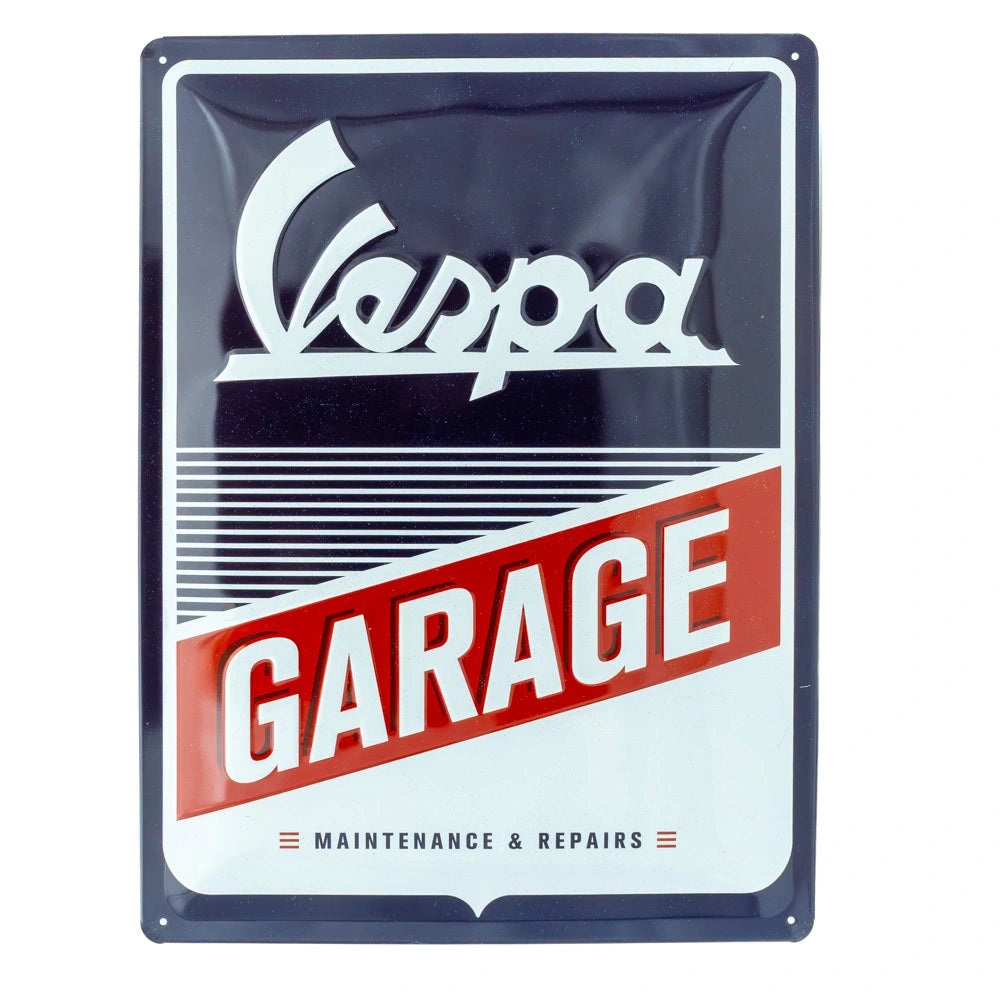 Metalen wandbord Vespa Garage 30x40cm | Nostalgic-Art