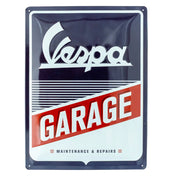 Metall-Wandschild Vespa Garage 30x40cm | Nostalgic-Art