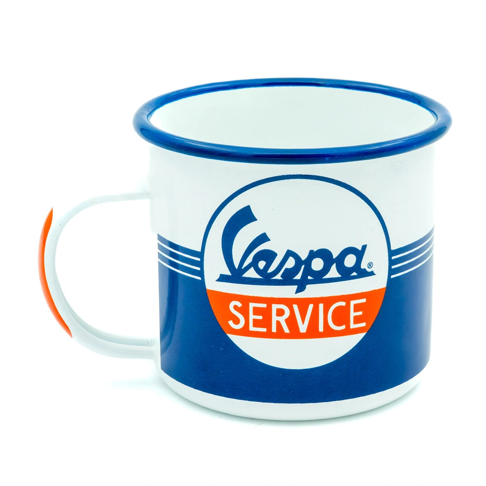 Emaille beker Vespa service | Nostalgic-Art